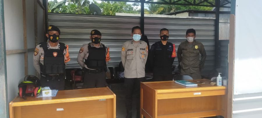 Amankan,Satsabhara Polres Kotawaringin Barat rutin sambangi gudang Dinas Kesehatan