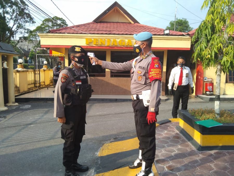 ANTISIPASI ,Skrining Covid – 19 Melalui Pengecekan Suhu Tubuh