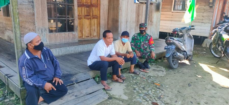 Babinsa Kodim 1002/HST Lakukan Pembinaan Teritorial Kepada Warga Binaan