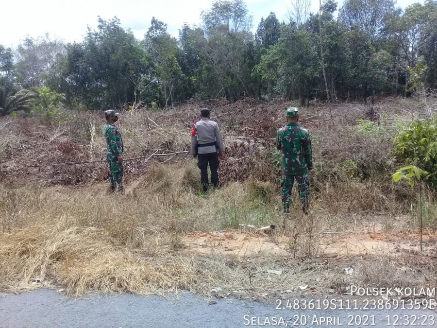Bhabinkamtibmas imbau warga cegah Karhutla