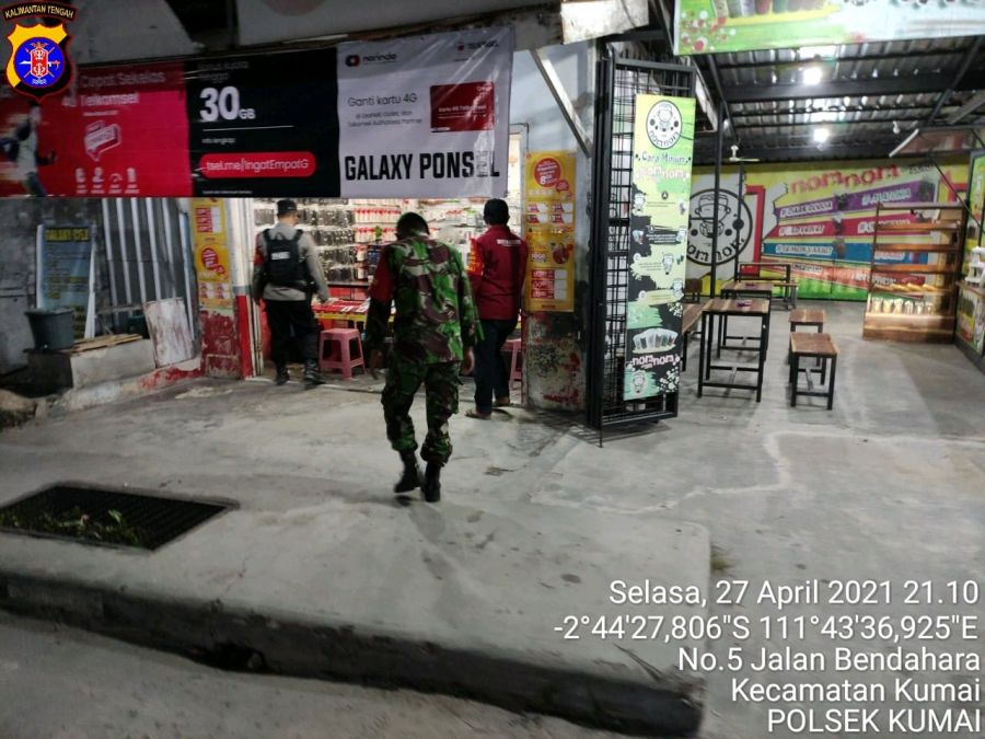 Binmas Polsek Kolam menghimbau warga