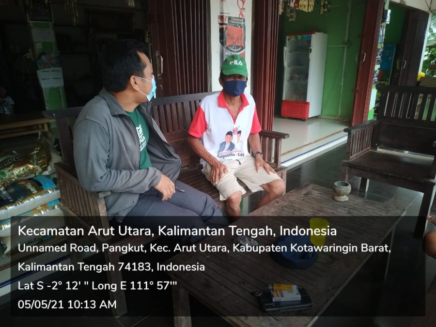 Bripka Rahmad Silaturahmi Kepada Para Tokoh Di Kel Pangkut