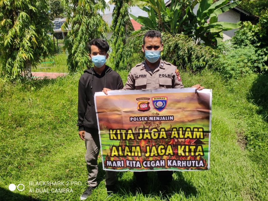 Cegah kahutla,  Polisi Tetap Pantau Warganya yang Bakar Lahan Sembarangan