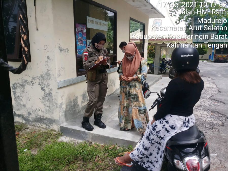cegah penyebaran Covid-19 serta Mendisiplinkan Prokes kepada Masyarakat di Kab. Kobar