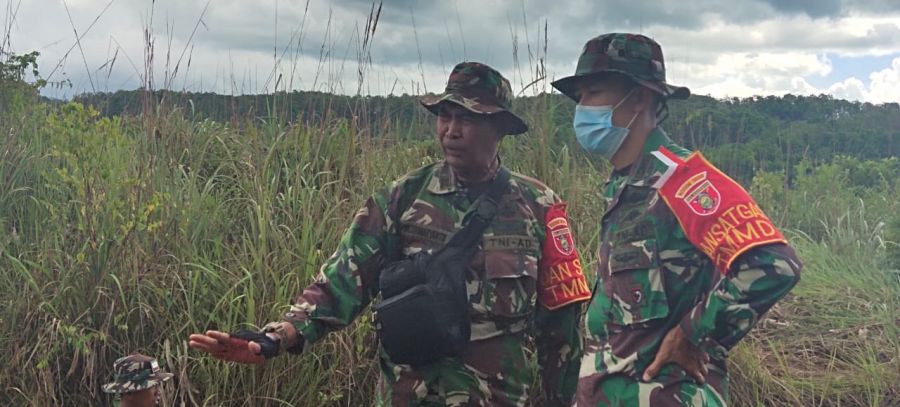 Dansatgas Cek Kesiapan Pos Kotis TMMD Ke-111