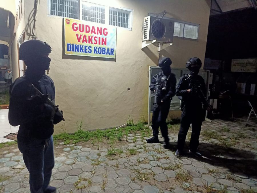 CRT Banteng Satreskrim Polres Kobar Patroli sambangi KPUD