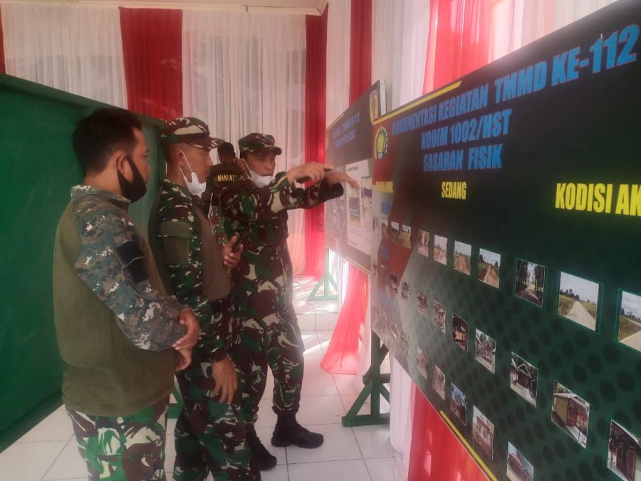 Dansatgas Cek Langsung Kesiapan Acara Penutupan TMMD