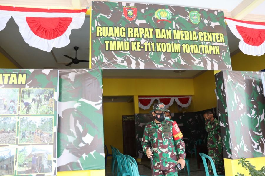 Dansatgas laksanakan Cek Kesiapan Posko Sebelum Kunjungan Wasev TMMD