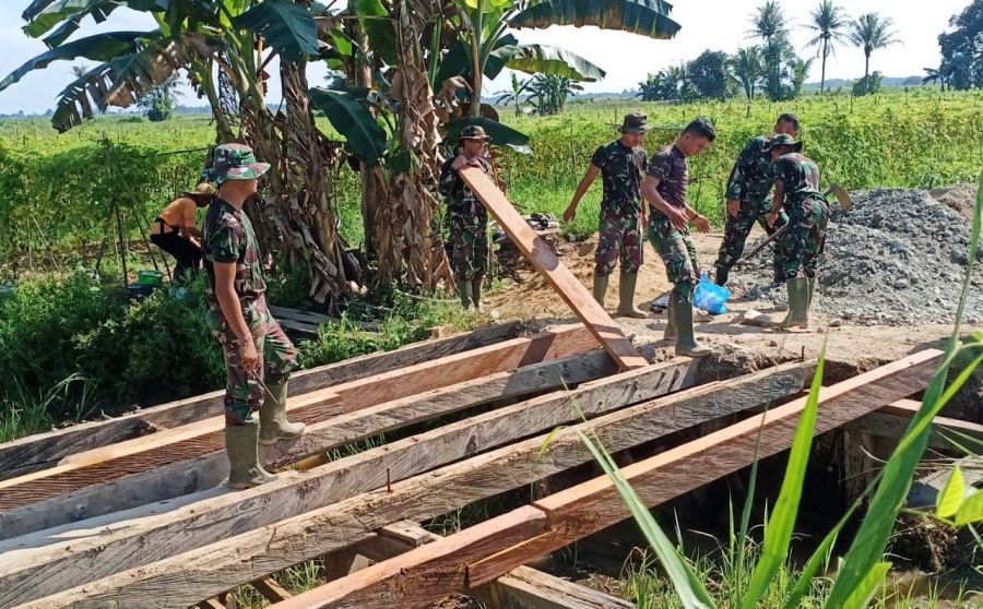 Dansatgas TMMD Kodim HST: Maksimalkan Tenaga dan Waktu Guna Tercapainya Sasaran 