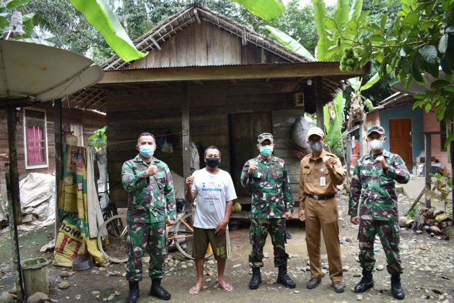 Dinas PMD Provinsi Kalsel  Tinjau Lokasi TMMD Ke-112