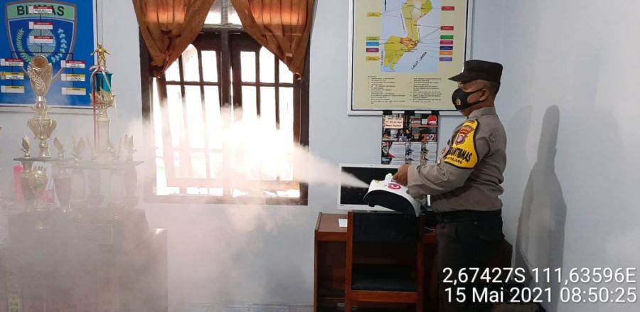 Fogging Dan Cairan Disinfektan di Ruang Kerja, Layanan Publik Dan Fasilitas Umum