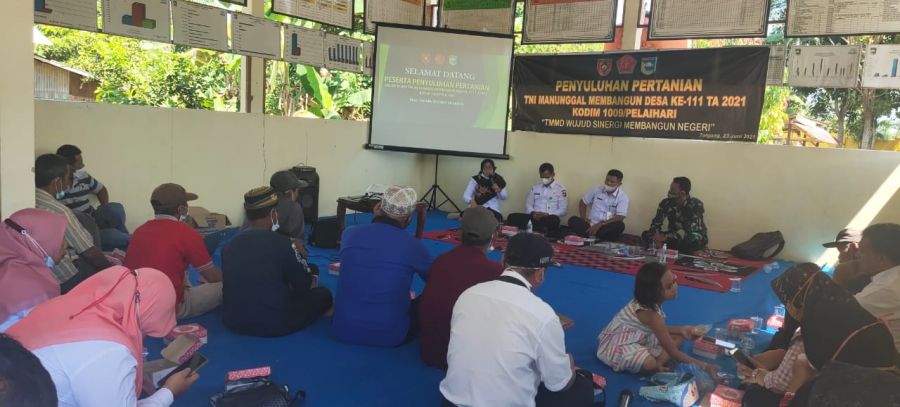 Gandeng Dinas Pertanian TMMD
