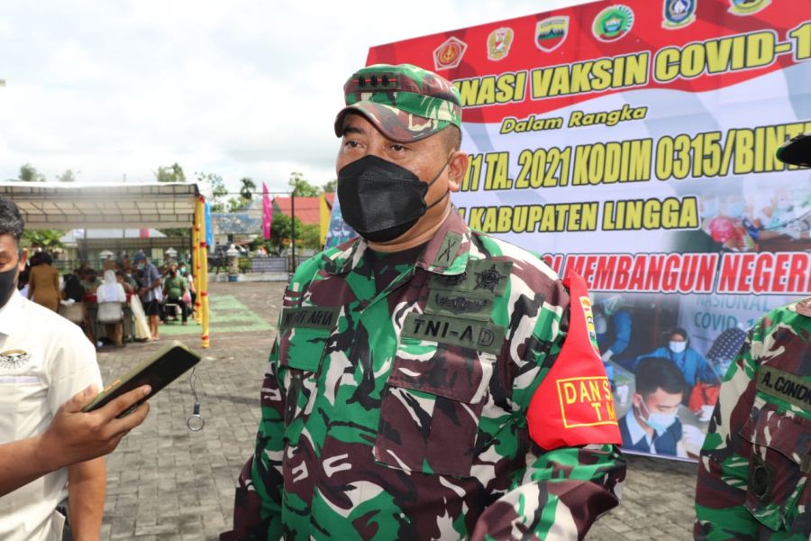 Gubernur Kepri Resmi Buka Pelaksanaan TMMD Ke - 111 Kodim 0315/Bintan TA. 2021