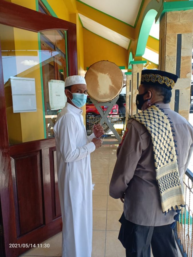 himbauan Kamtibmas dan prokes dalam kegiatan Safari Jumat