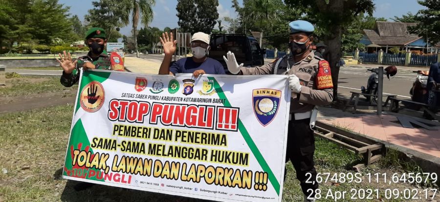 himbauan Kamtibmas kepada Masyarakat untuk mensosialisasikan tentang Sapu Bersih Pungutan Liar