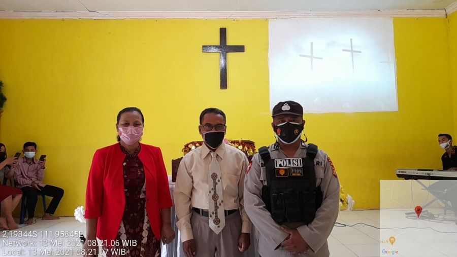 Imbauan Kamtibmas Di Gereja Hosiana Kel. Pangkut