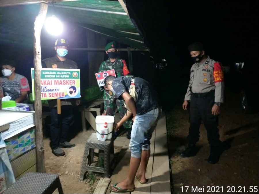 Ingatkan Warga Untuk Cuci Tangan Secara Rutin Antisipasi Penyebaran Covid - 19