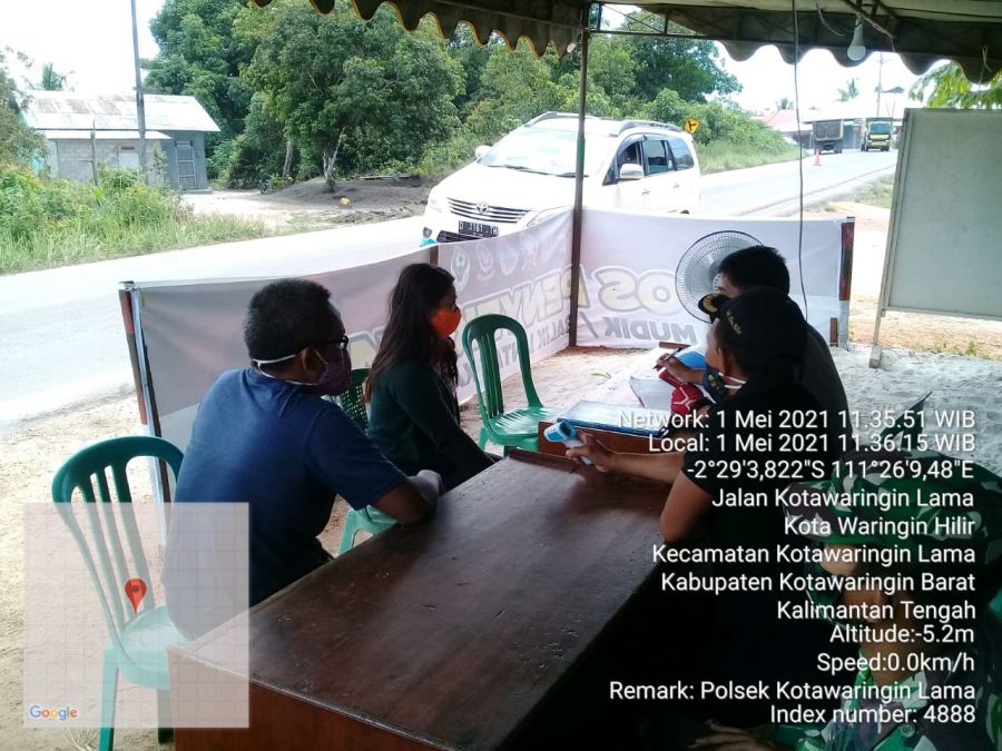 instansi terkait lakukan penyekatan di jalan