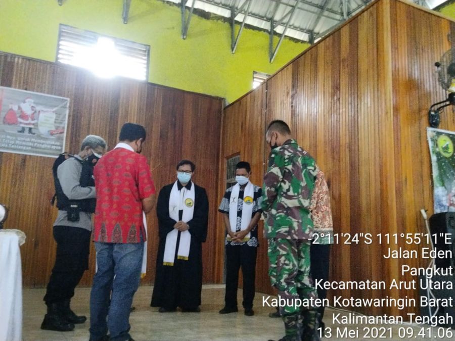 IPDA BOB Menyampaikan Imbauan Kamtibmas Di Gereja HOSIANA