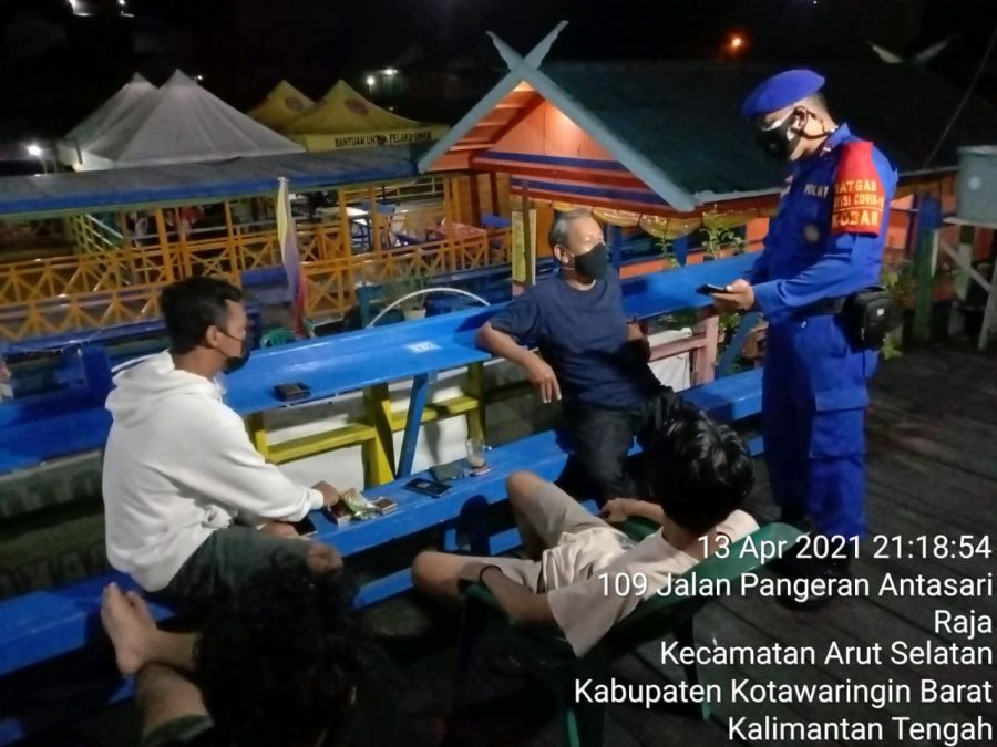 Ipda Kamalludin sekaligus Polmas Di Bantaran Das Arut