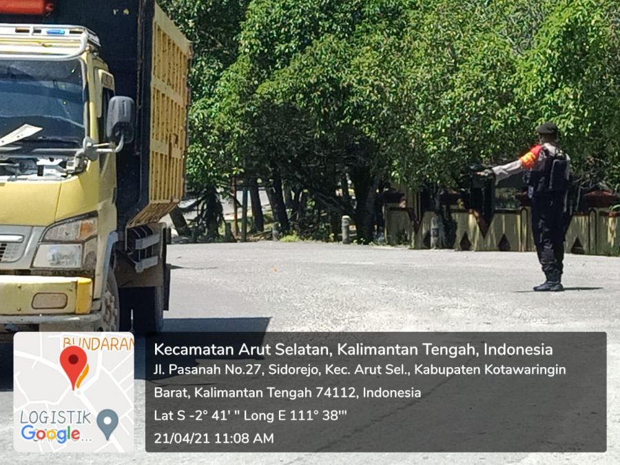 Jajaran Polda Kalimantan Tengah laksanakan pengaturan dijalan