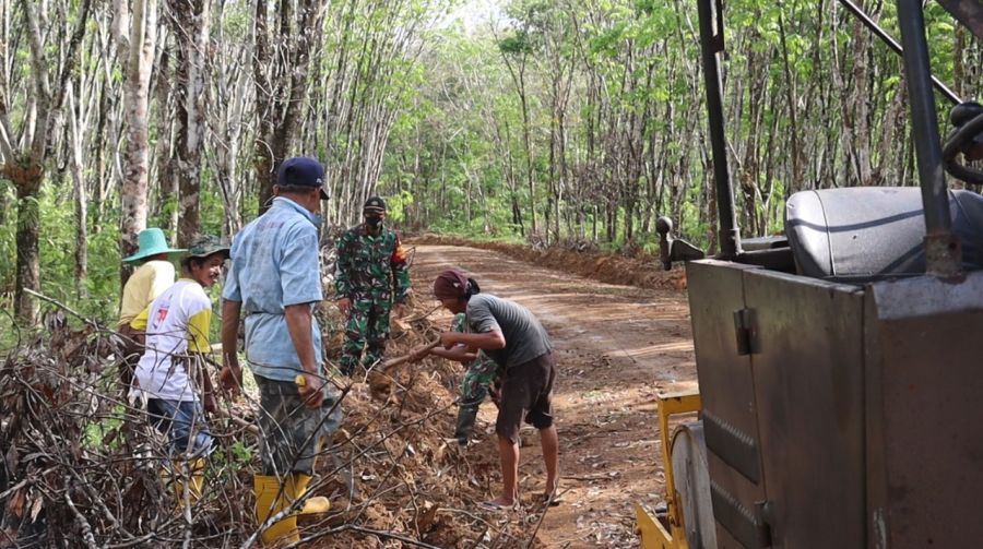 Jalan Pendekat Dibangun guna Memajukan Desa