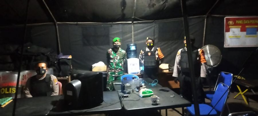 Kantor KPUD Kobar Didatangi Team Patroli Rajawali