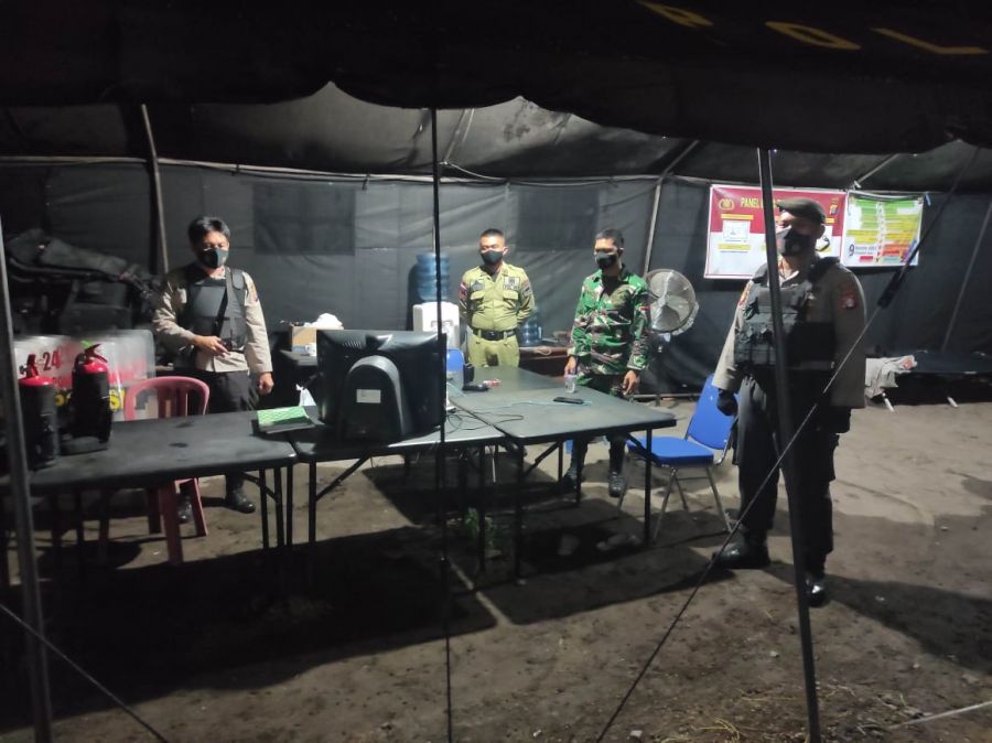 Kantor KPUD Kobar Disambangi Team Patroli Rajawali 