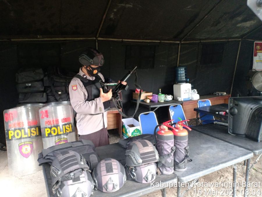 Keamanan KPU , Anggota pos PAM KPU Laksanakan Patroli