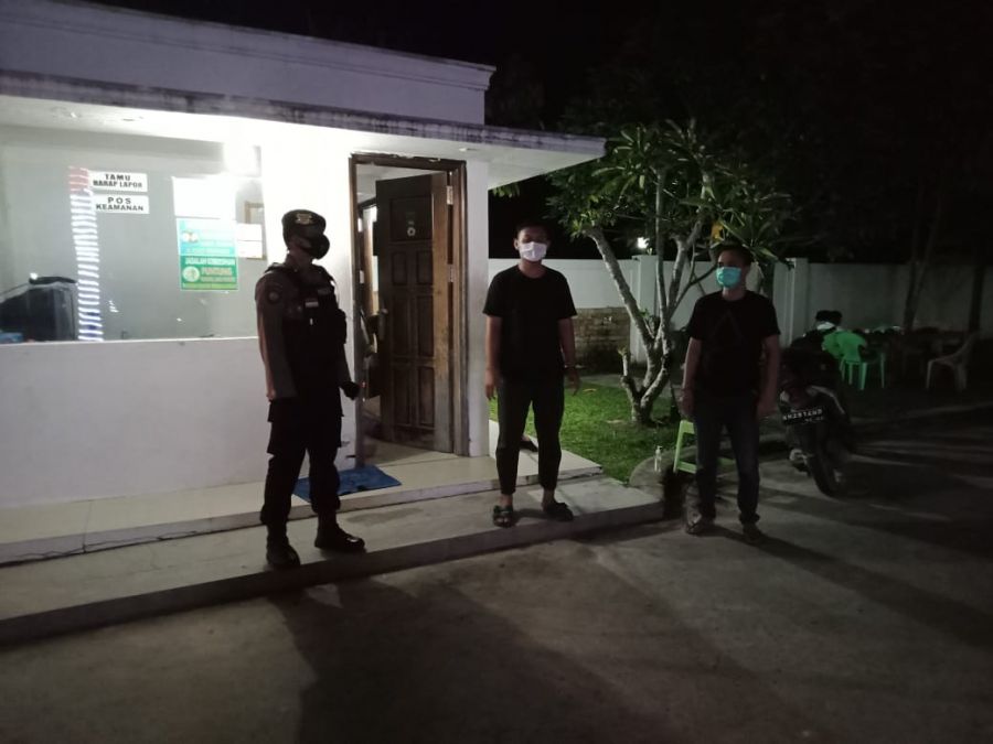 kediaman paslon gubernur dikobar disambangi sabraha polres