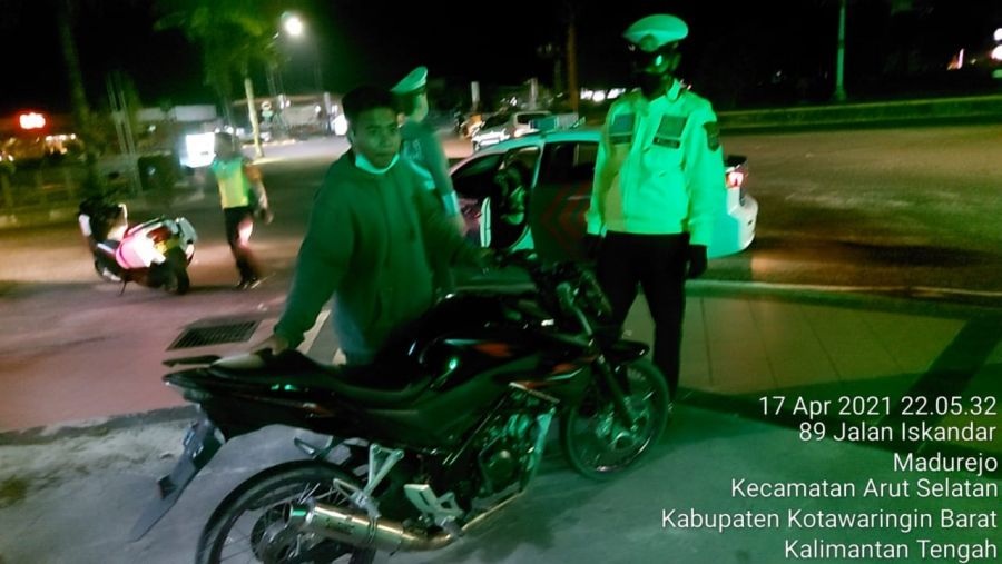 Kegiatan Penertiban Sepeda motor berkenalpot Bising