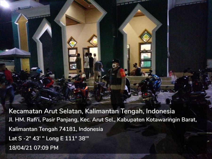 kegiatan Pengaman Sholat Terawih