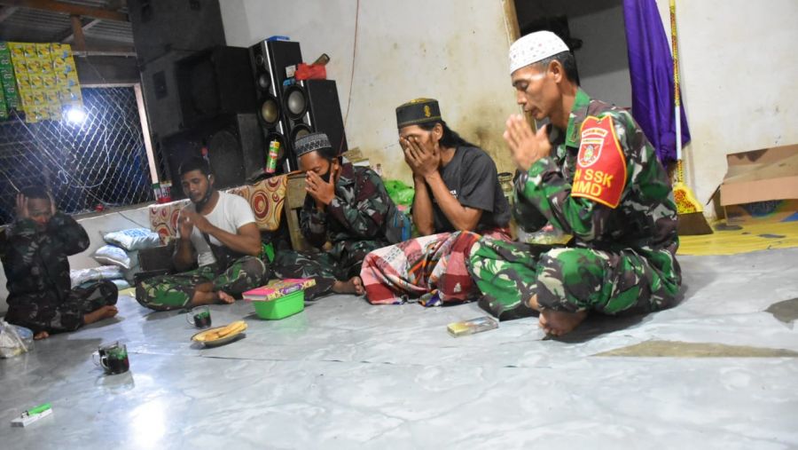 Kegiatan Rutin Malam Jumat, Satgas TMMD