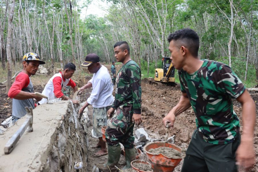 Kehadiran TNI ,Diapresiasi oleh Warga Suato Lama