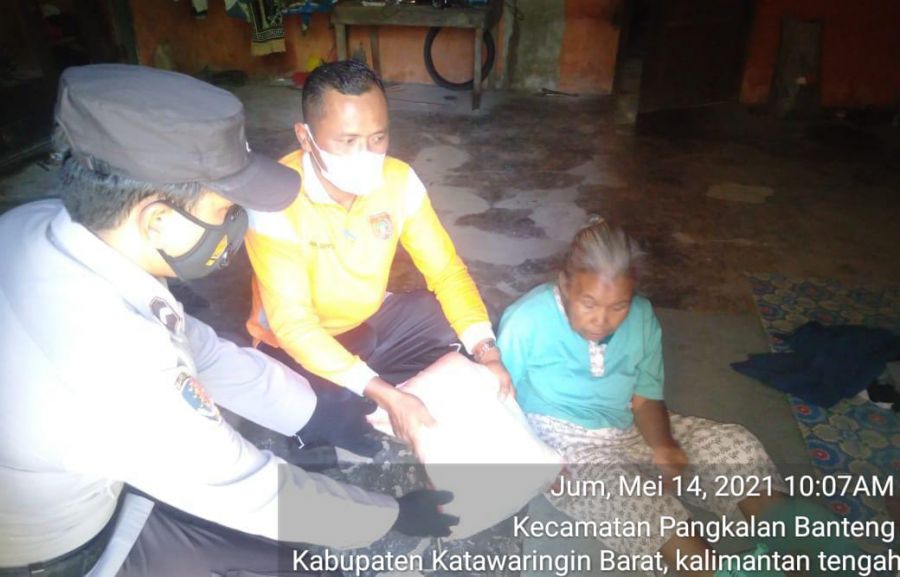 kesempatan anggota polsek pangkalan banteng