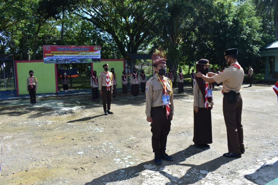 Kodim 1002/HST Buka Persami Saka Wira Kartika