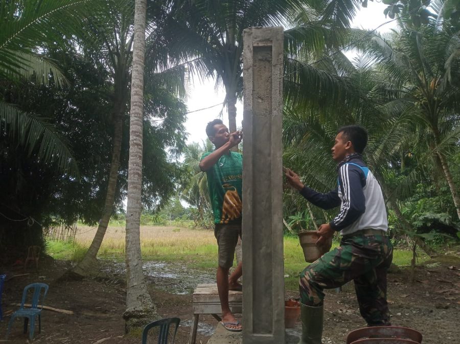 Kodim HST Tandai Program TMMD dengan Gapura