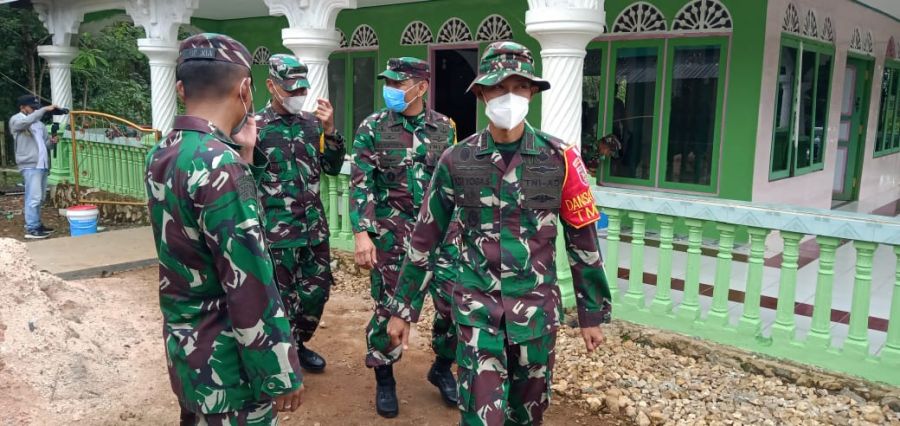 Kunjungan Kerja Tim Wasev Mabes TNI AD Ke Lokasi TMMD Ke-111