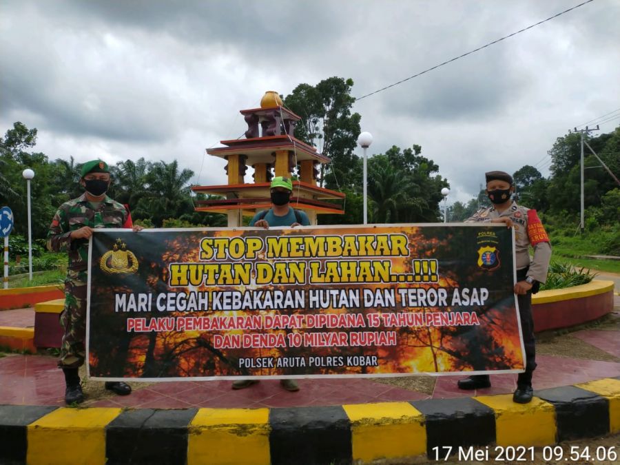 laksanakan Imbauan larangan Karhutla mengingat kebiasaan masyarakat