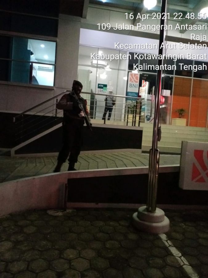 laksanakan patroli ke Bank BNI jumat