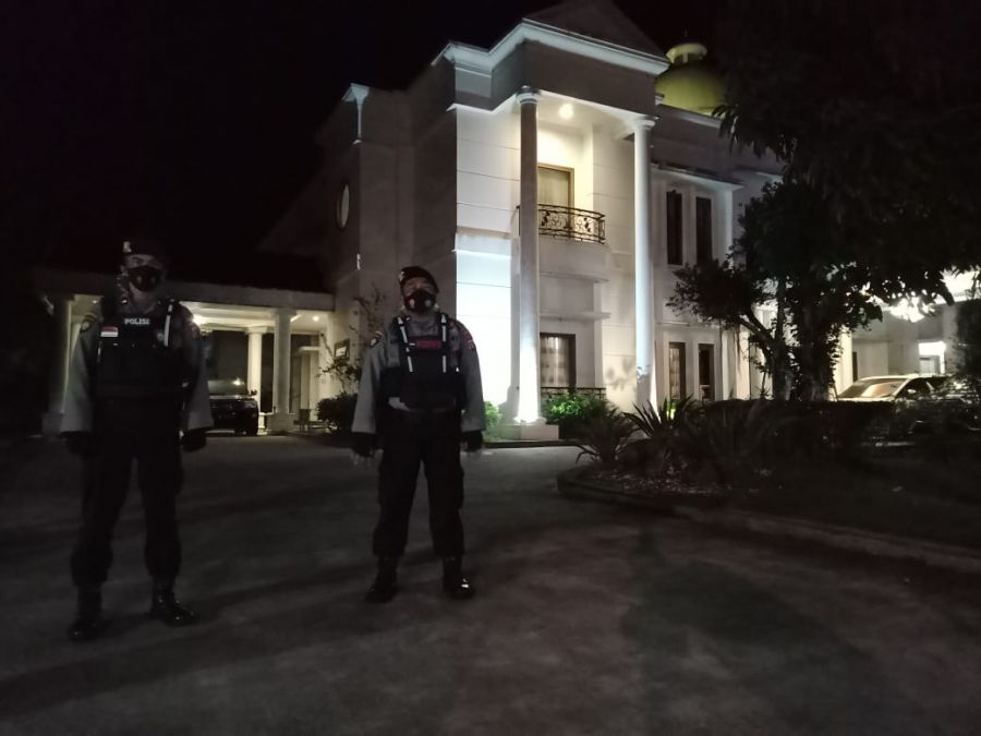laksanakan patroli rumah kediaman paslon