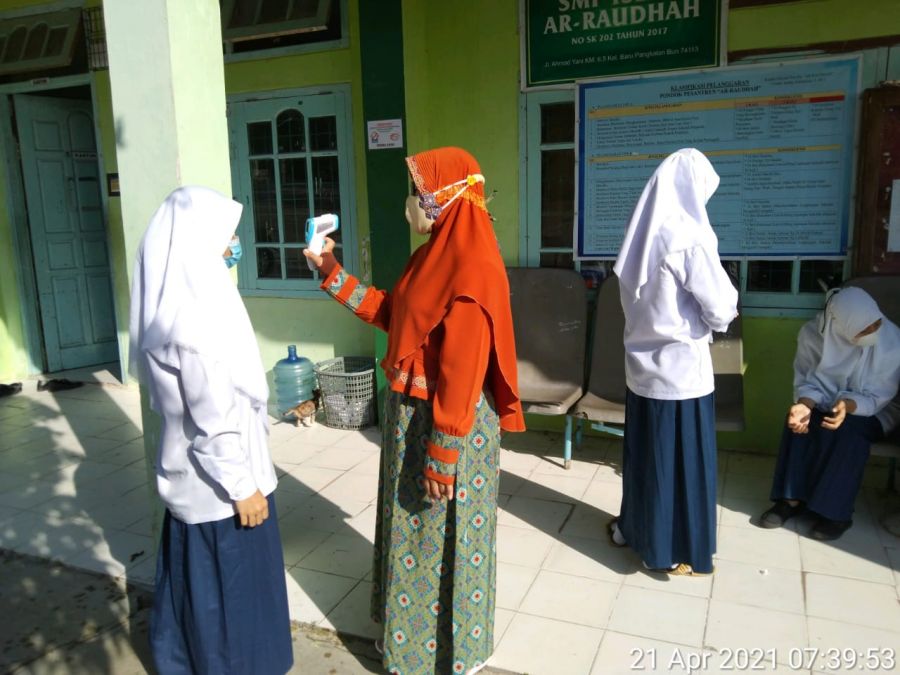 Laksanakan Pengamanan Ujian Sekolah Berbasis Komputer (USBK) Tingkat SMP/MTS