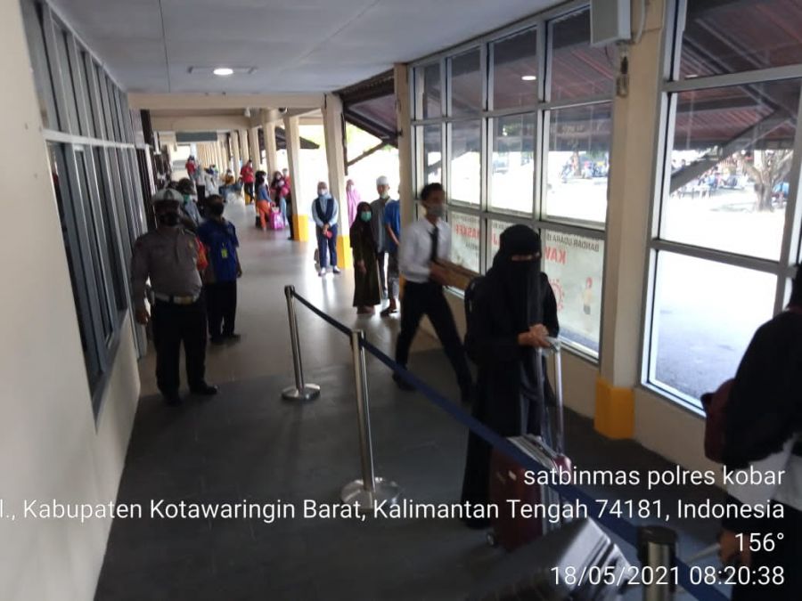 laksanakan penyekatan larangan mudik di Bandara