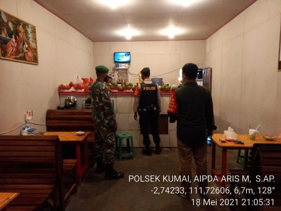 Laksanakan Yustisi malam hari polres
