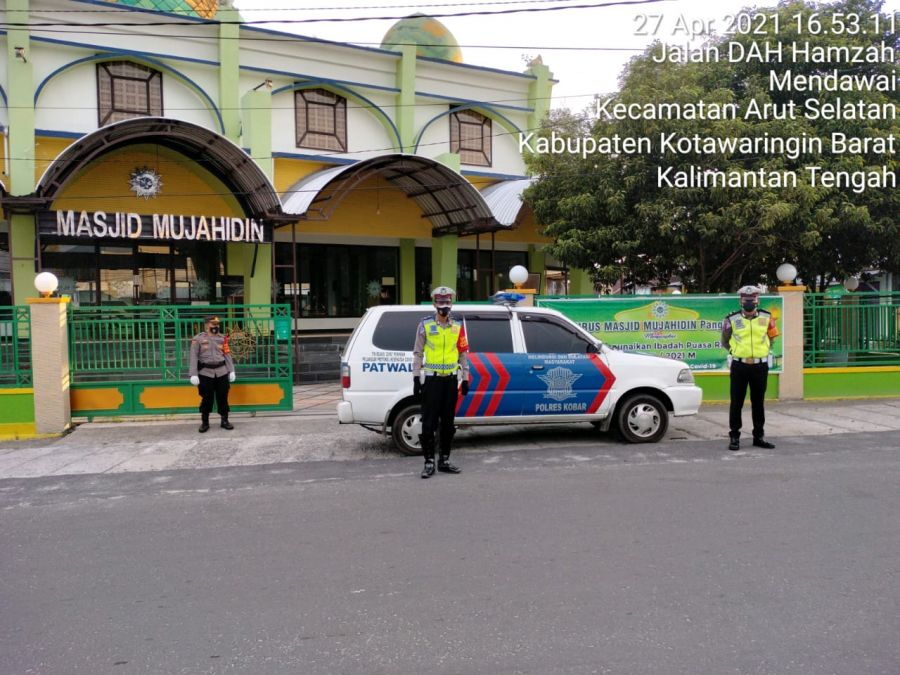 Lakukan Patroli di Masjid-masjid yang ada di Seputaran Kota Pangkalan Bun