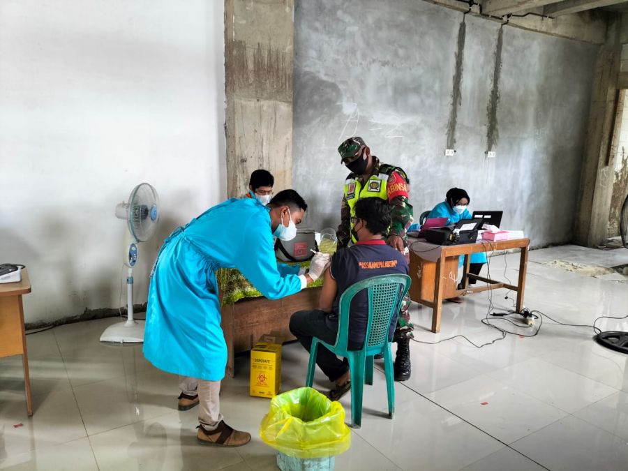 Lakukan Pendampingan Kegiatan Vaksinasi