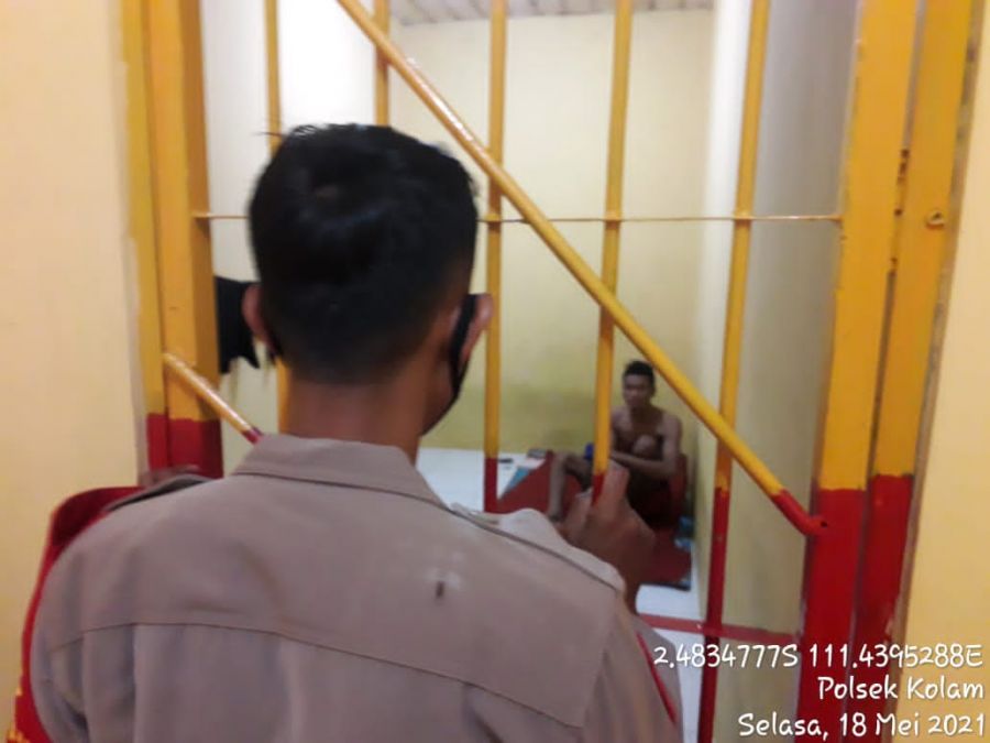 Lakukan Pengecekan Ruang Tahanan Oleh Anggota Piket Regu 3