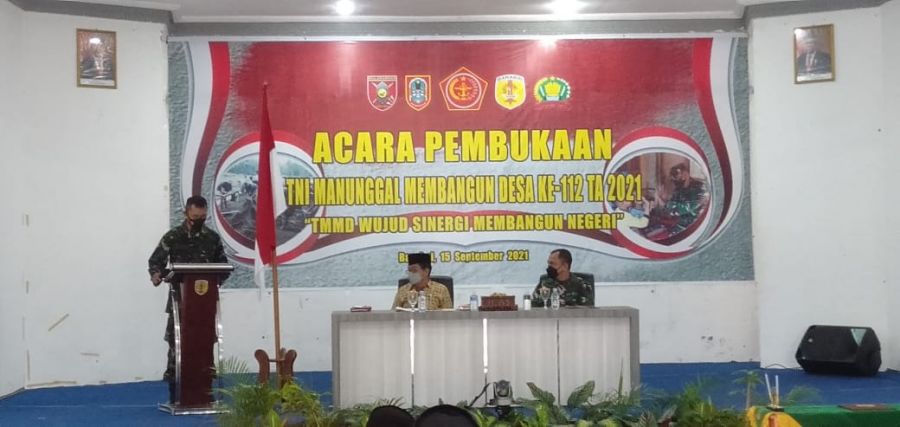 Laporan Singkat Pembukaan TMMD Ke-112