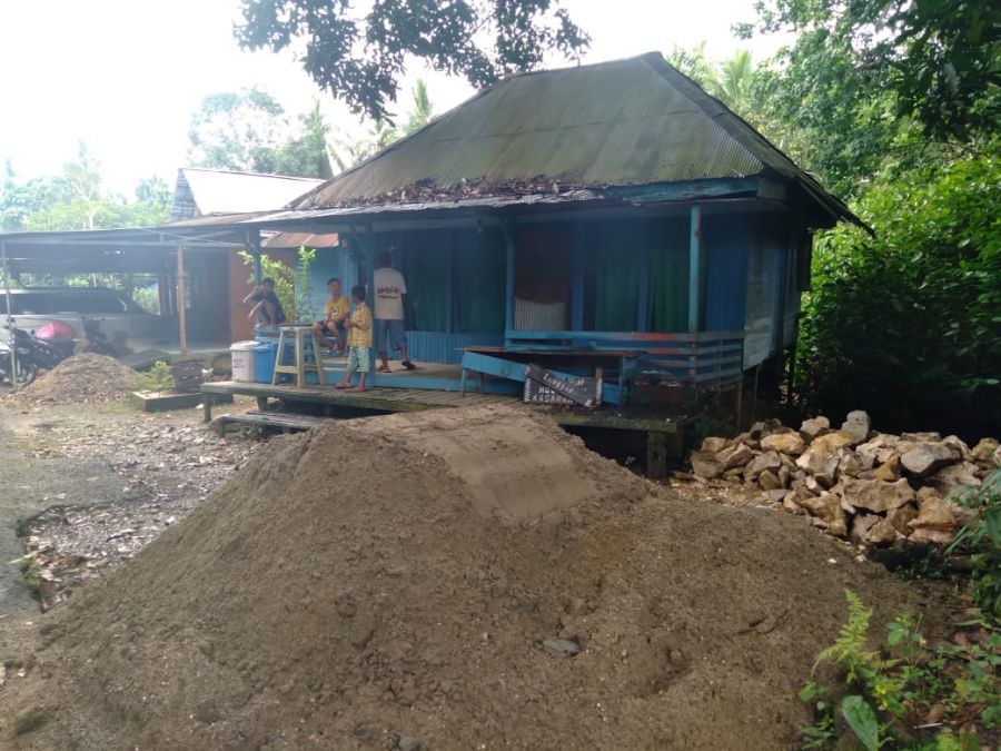TMDD Kodim 1002/HST Mulai Datangkan Material di Musholla Noor Iman