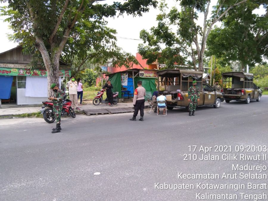 melaksanakan Operasi Yustisi dalam rangka penegakan Perbup no 54 tahun 2020